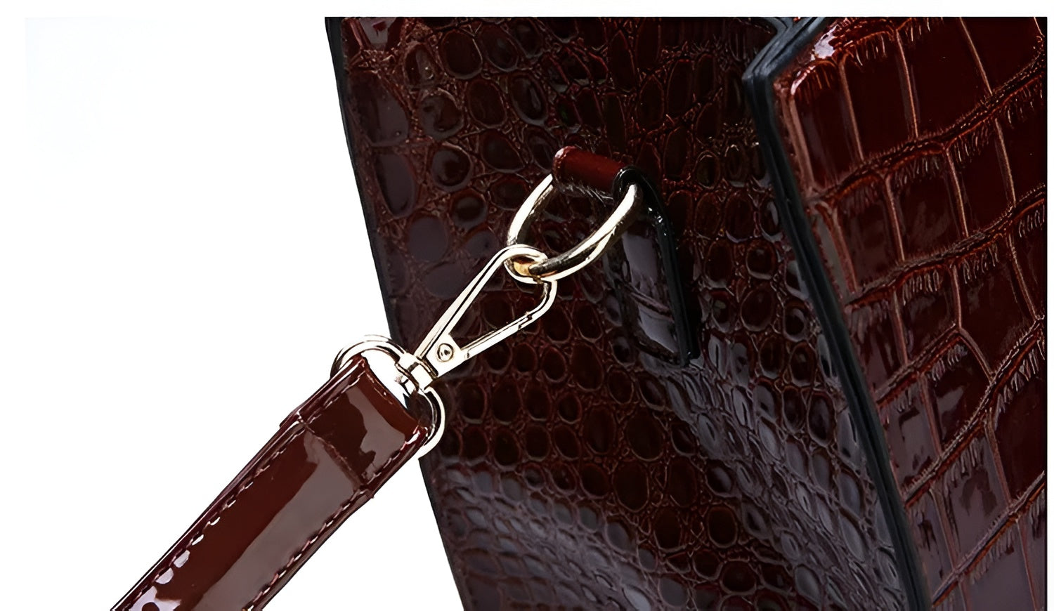 Crocodile Elise Handbag