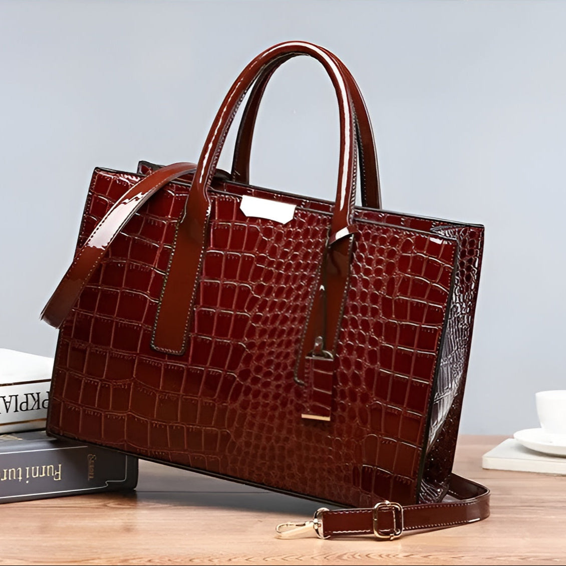 Crocodile Elise Handbag