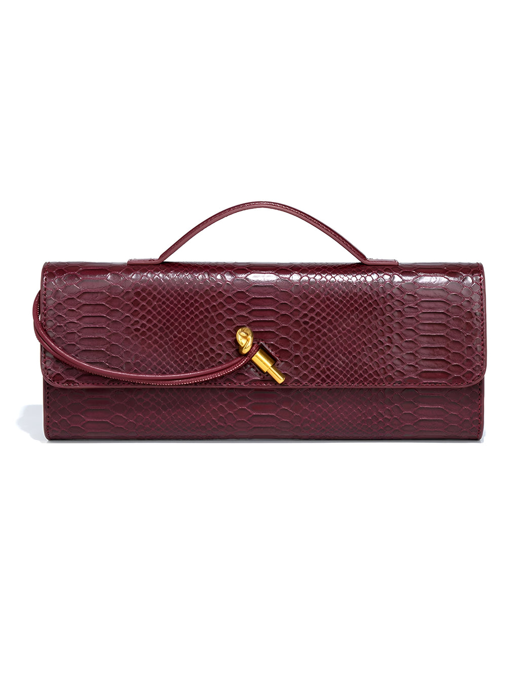 Victoria Crocodile Clutch Purse
