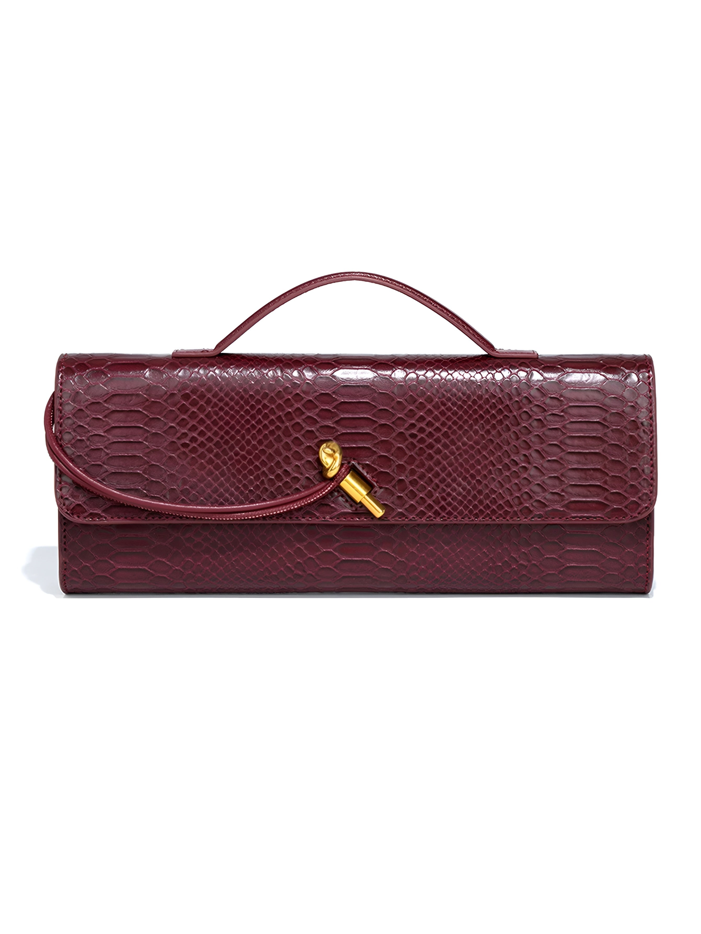 Victoria Crocodile Clutch Purse