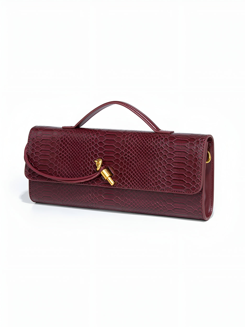 Victoria Crocodile Clutch Purse