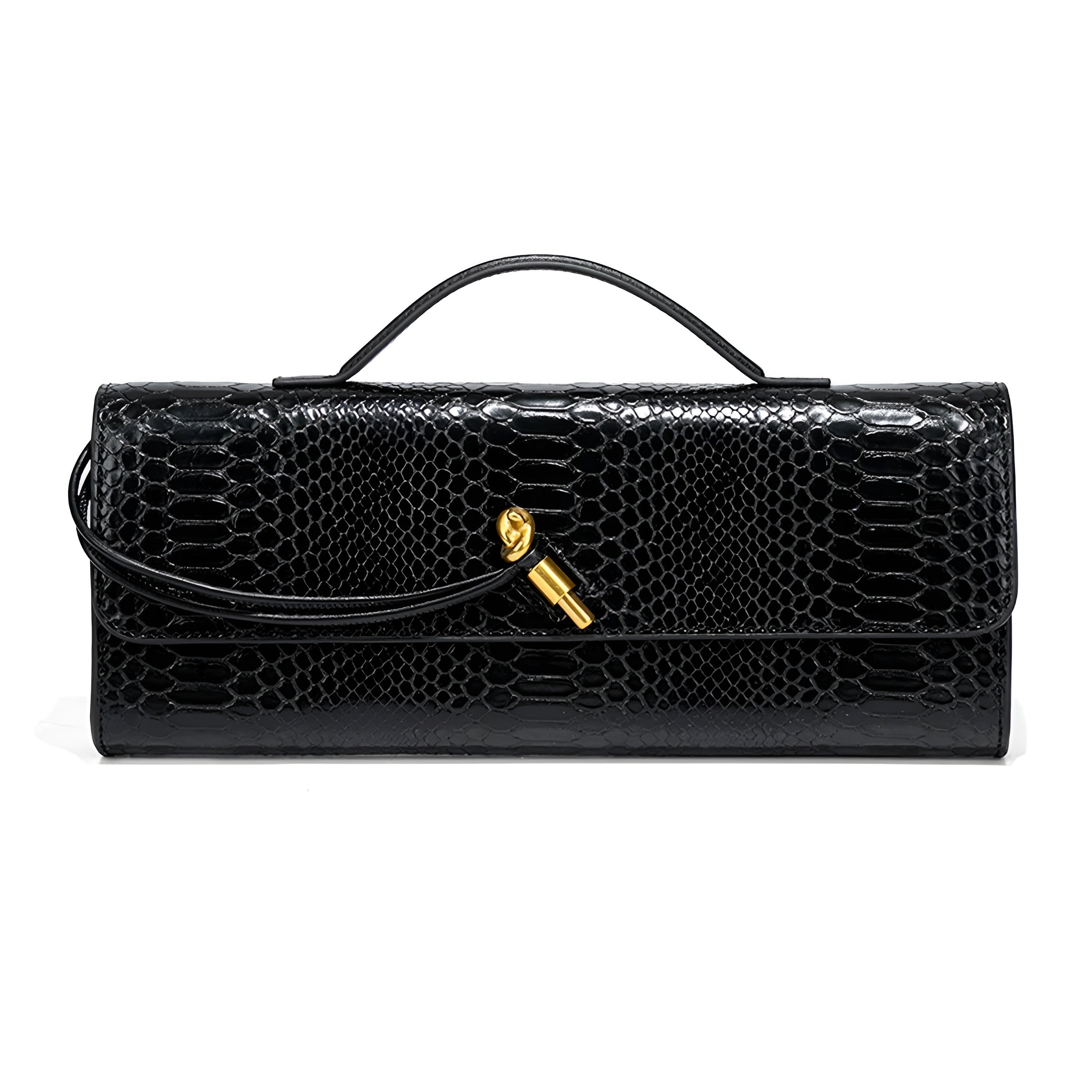 Victoria Crocodile Clutch Purse