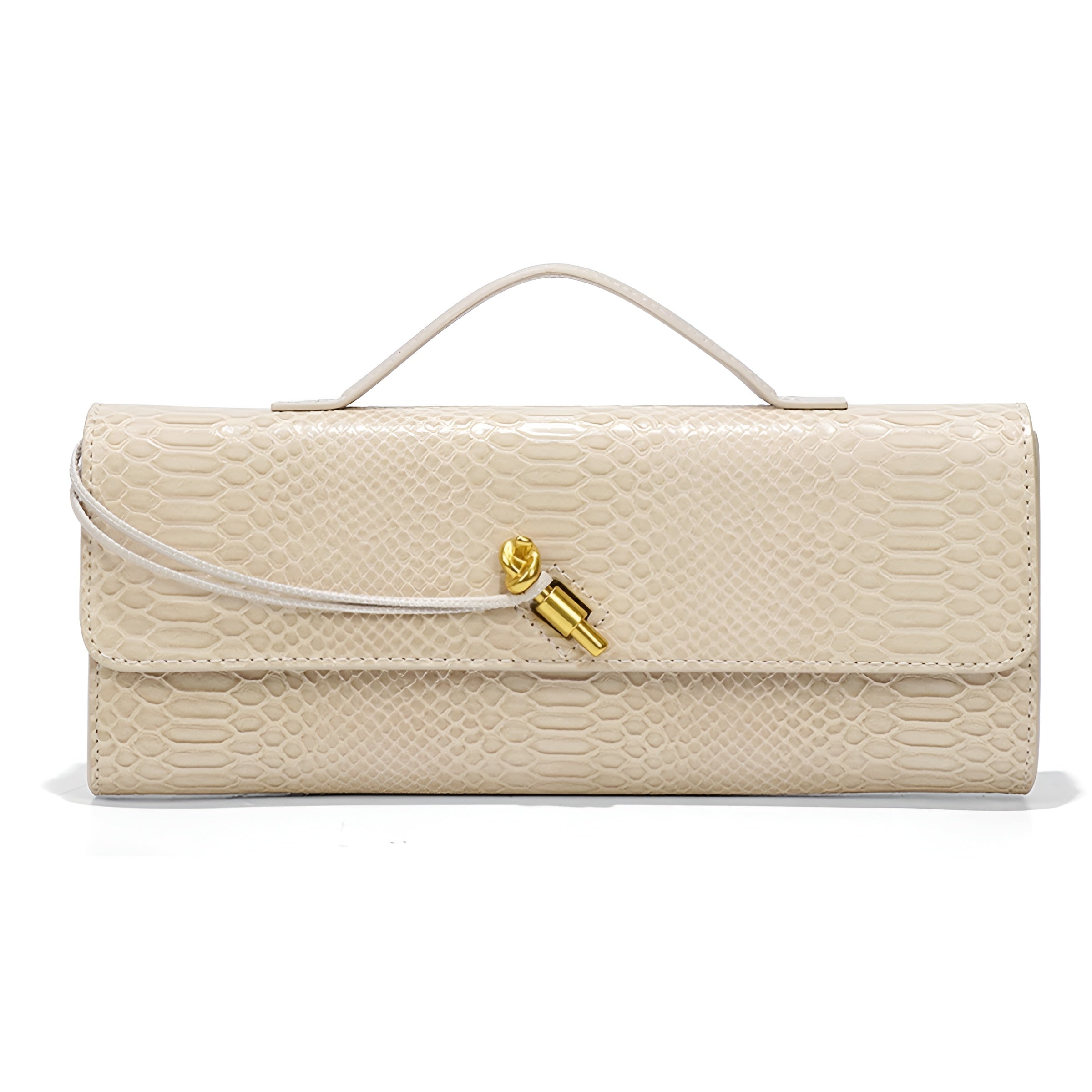 Victoria Crocodile Clutch Purse